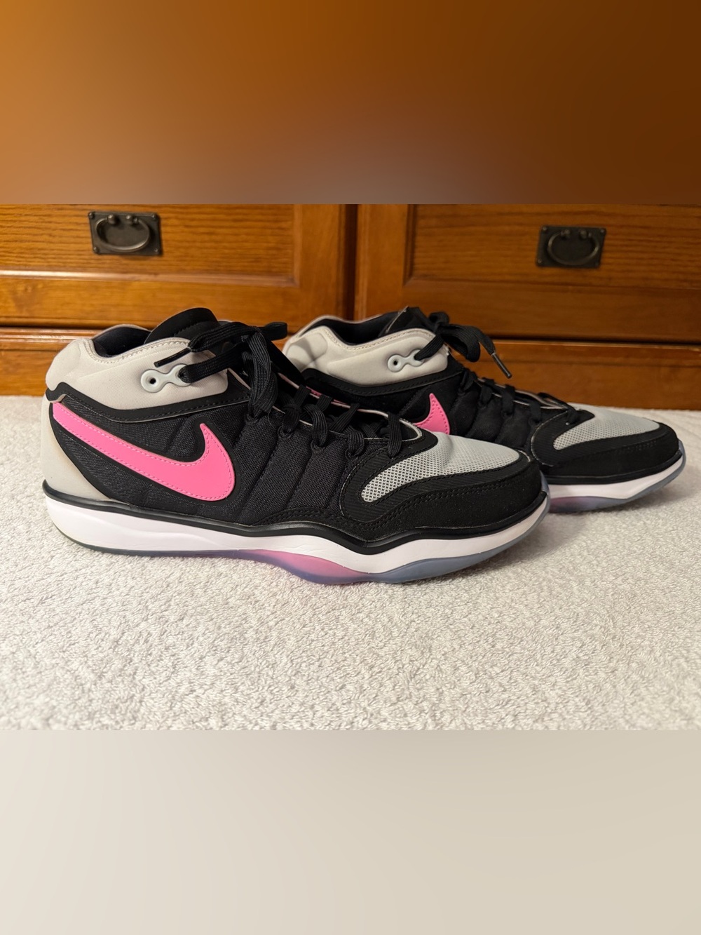 Nike Air Zoom GT Hustle 2 Fundamental Basketball DJ9405-004 Hoop Swoosh Sneakers